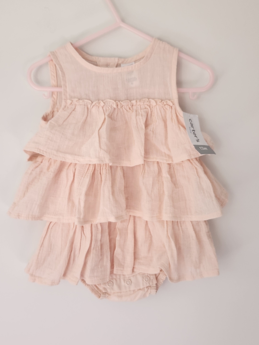 Carter's Ruffle Pink Dress 12 Months